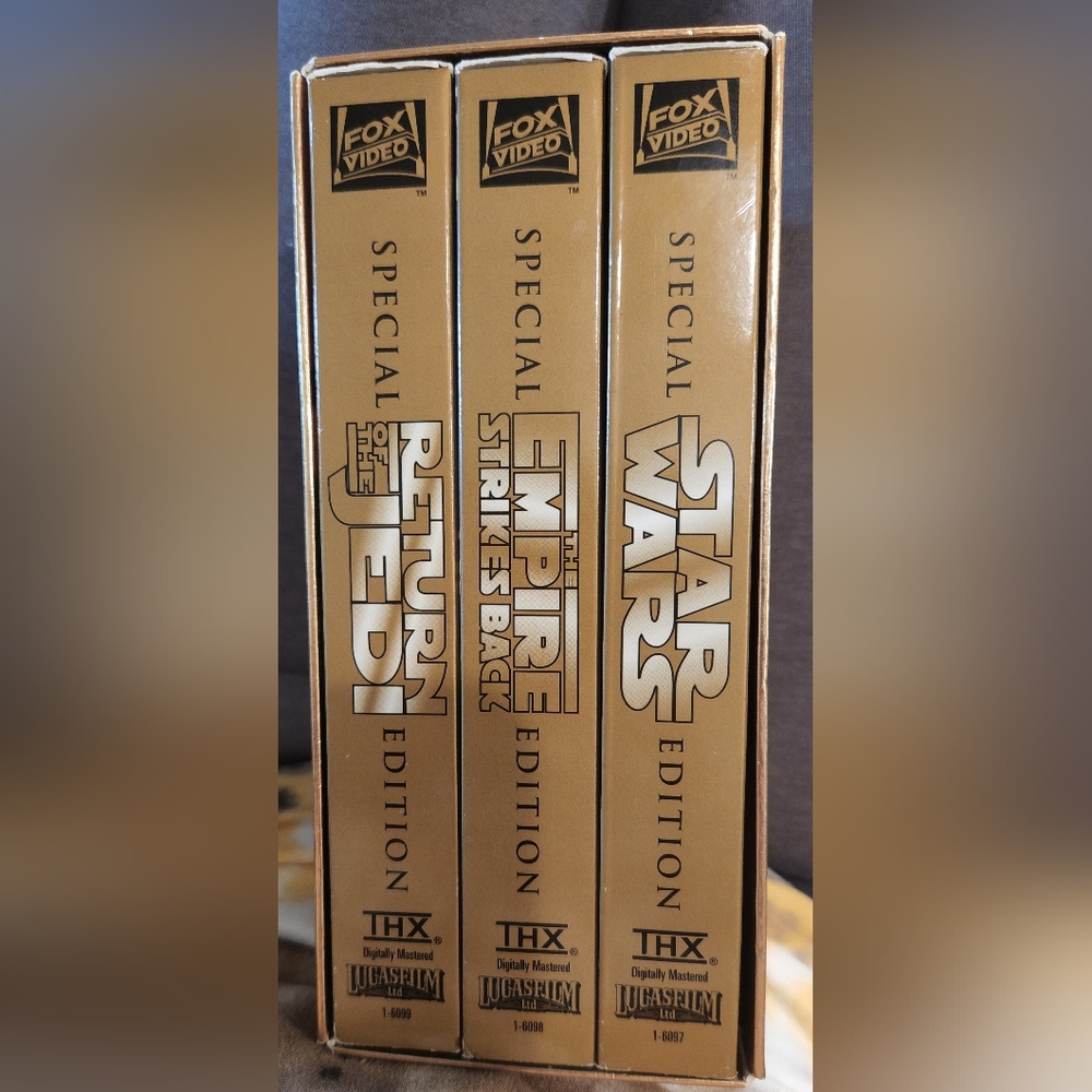 Star Wars Trilogy Special Edition VHS set